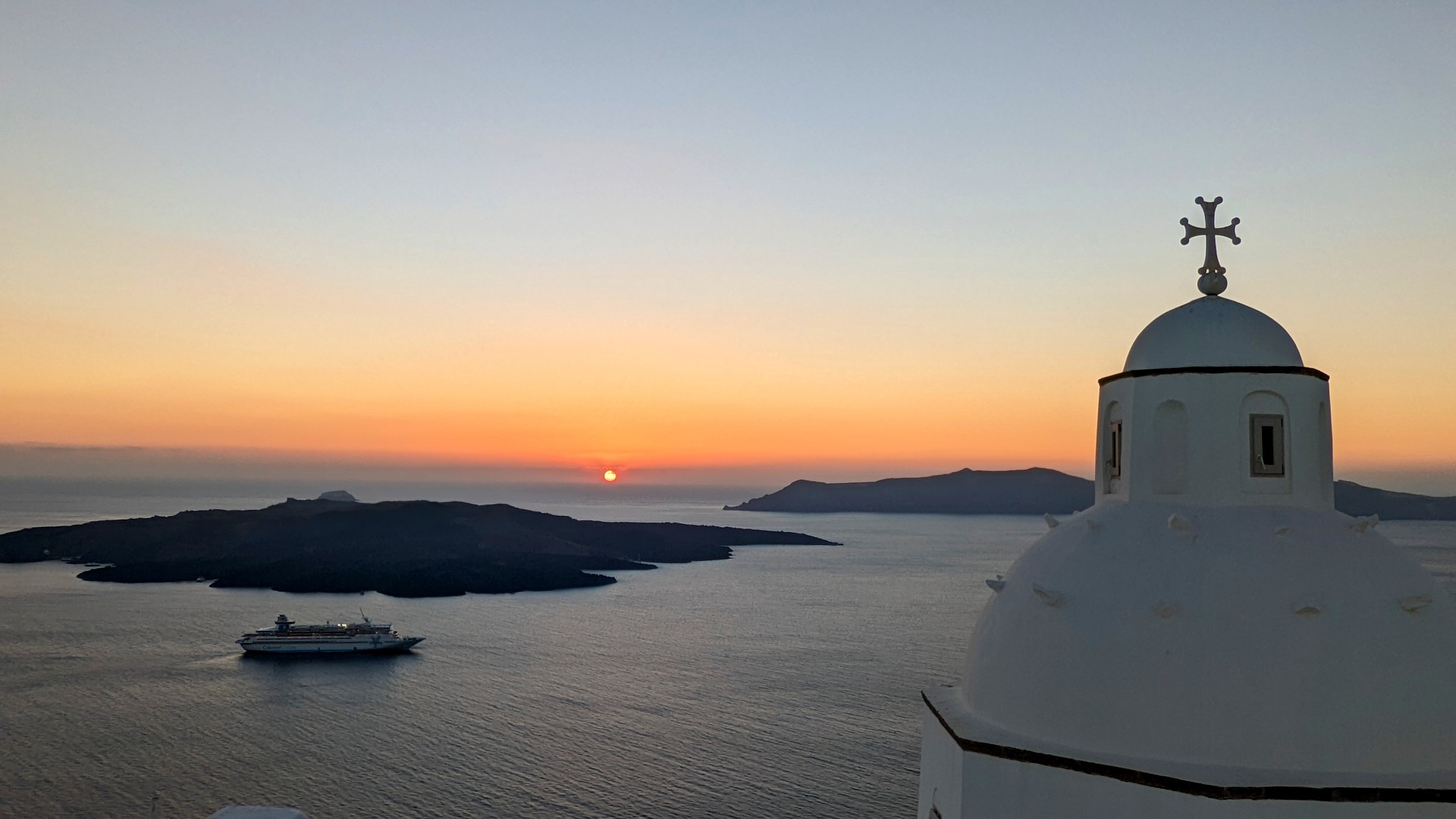 fira sunset